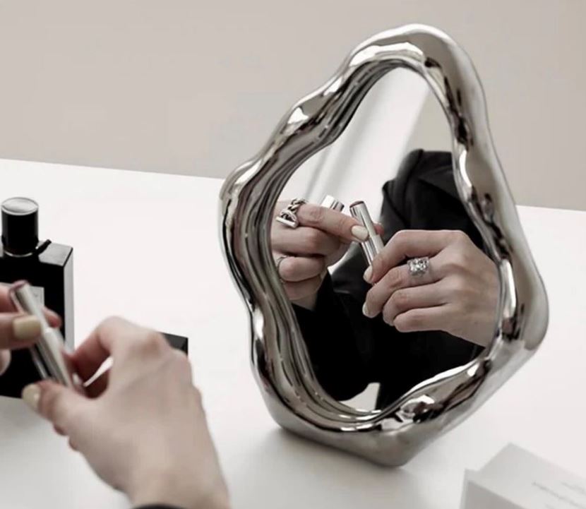 آینه دفورمه رومیزی دونا کروم پلاتین