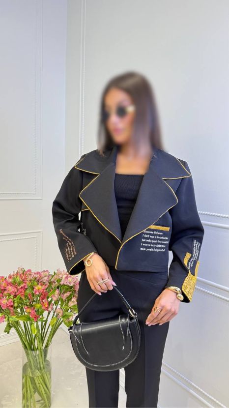 مژین کت نت مشکی 