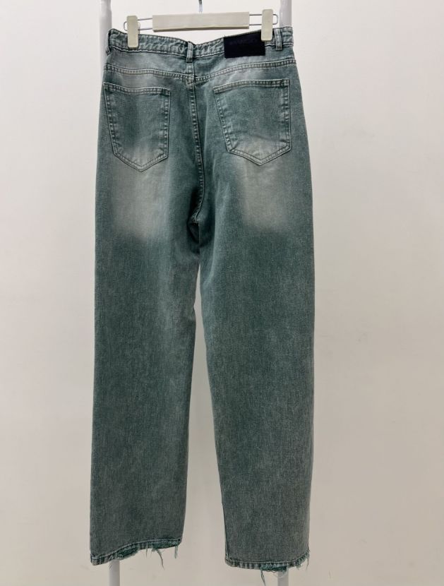 هانیران شلوار جین بگ سبز ابی