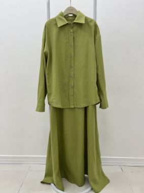 هانیران ست شومیز پیراهن لینن