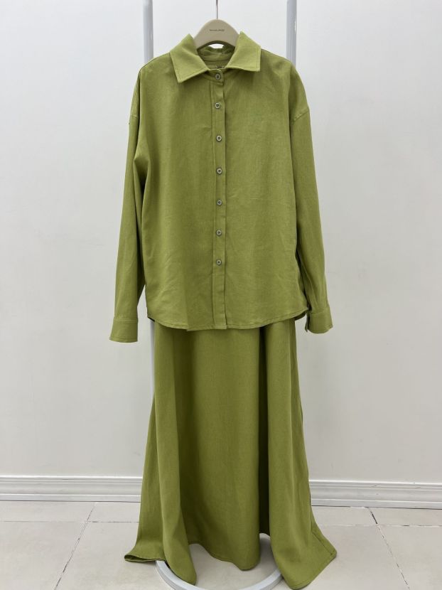 هانیران ست شومیز پیراهن لینن