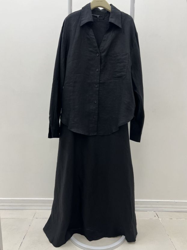 هانیران ست شومیز پیراهن لینن