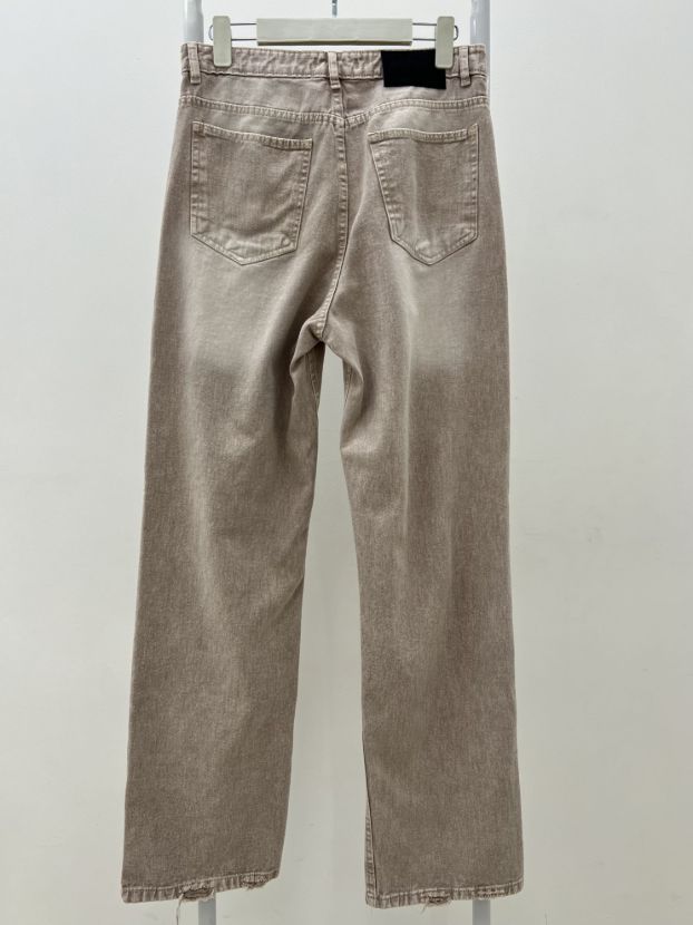 هانیران شلوار جین بگ 100خاکی