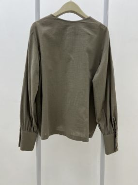 تصویر بیسادی شومیز لینن دکمه