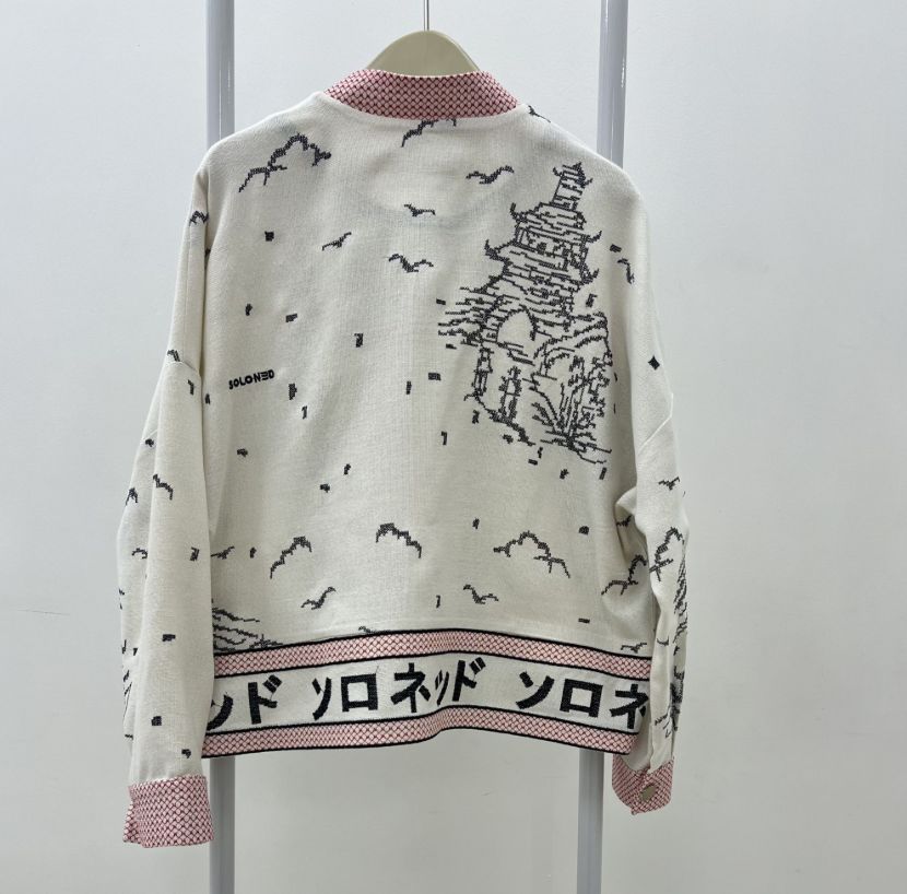 سولند بامبر کیمونو لینن سوزندوزی ژاپنی