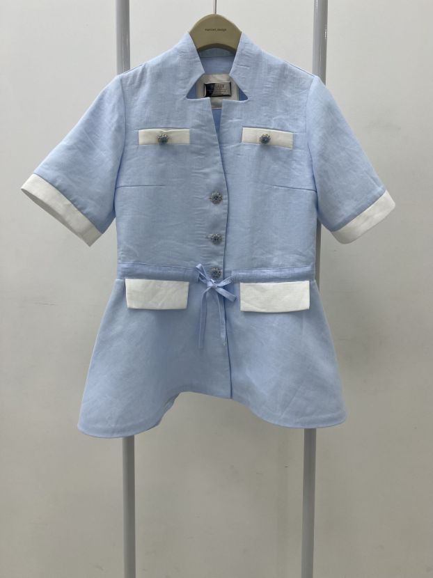 بیسادی کت لینن  کلوش