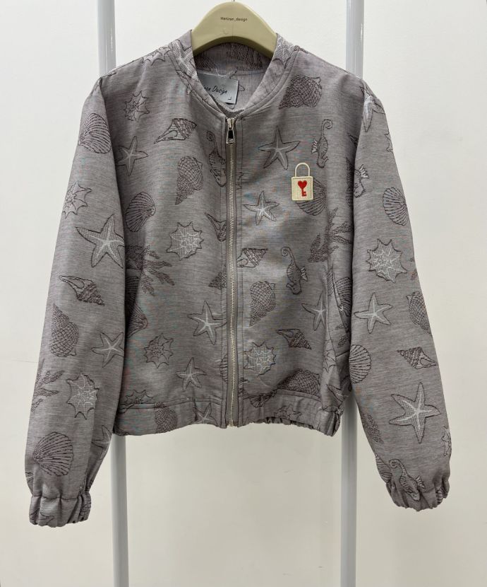 هانیران بامبر زیپی طرح صدف دار