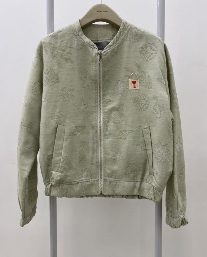 هانیران بامبر زیپی طرح صدف دار