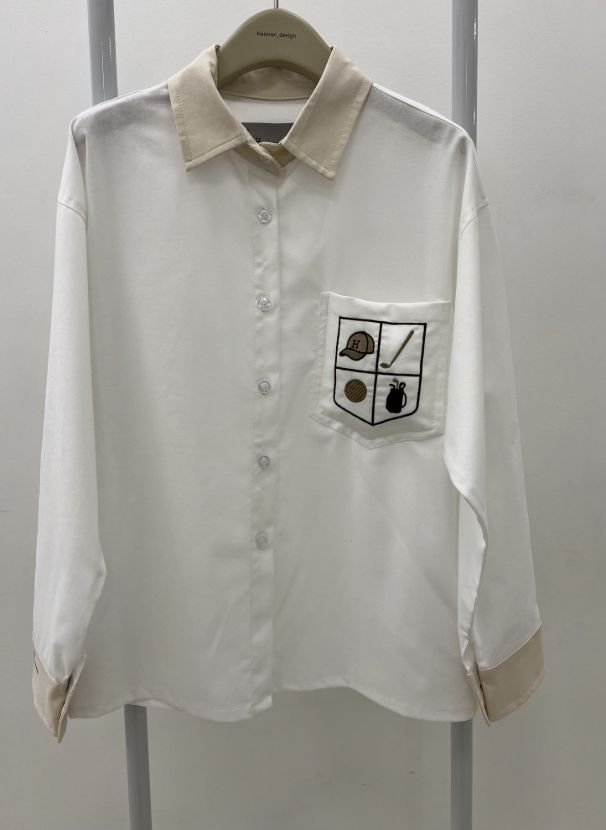 هانیران شومیز جیب گلدار