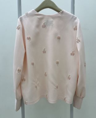 بیسادی شومیز نقره ای مرواریدی