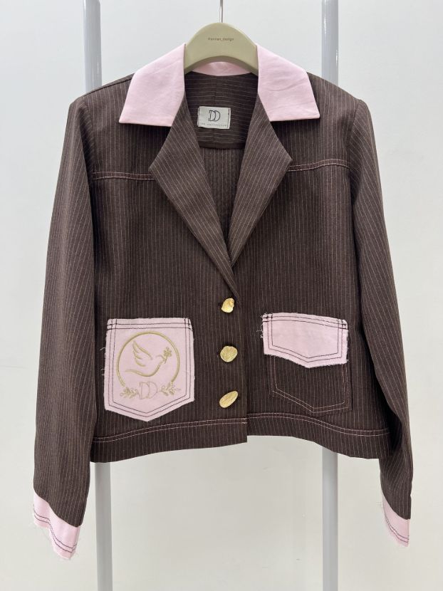 کت دیپلمات قهوه ای DD