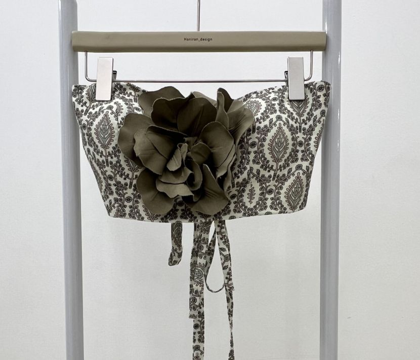 ست کراپ و دامن طبقه ای