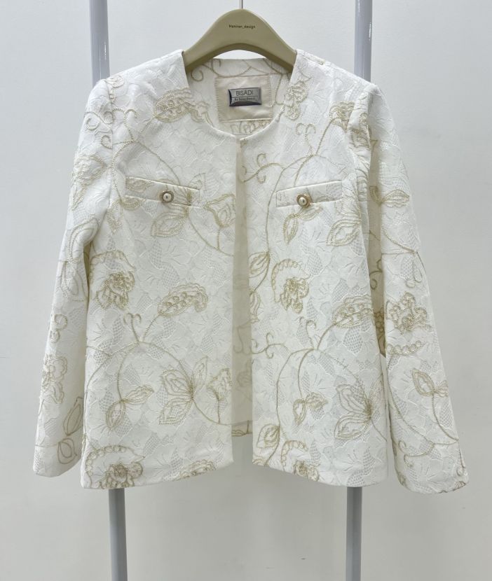 بیسادی کت سفید طلایی قیطون