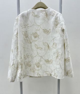 بیسادی کت سفید طلایی قیطون