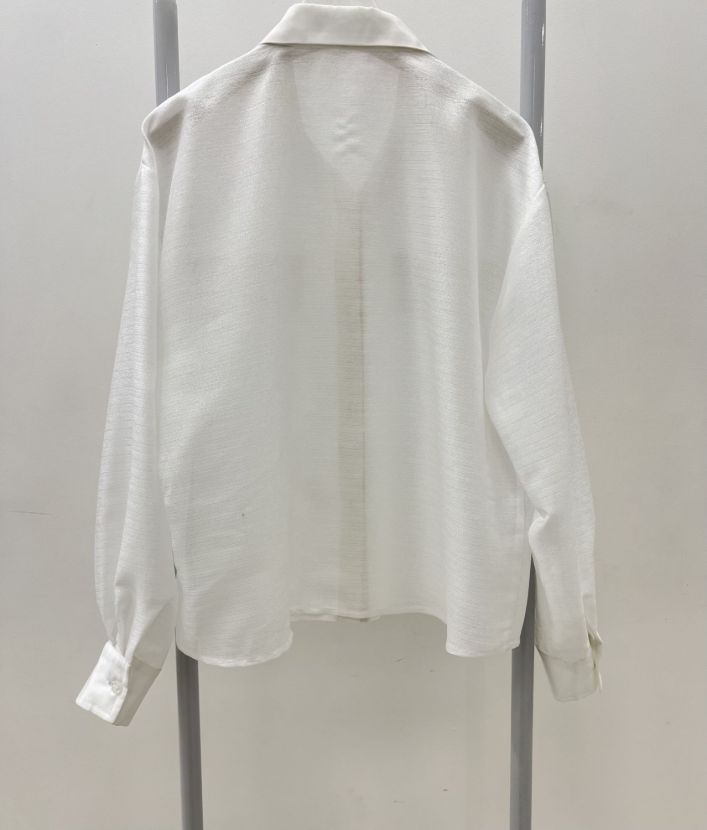 می شومیز مروارید سفید