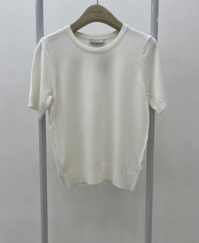 هانیران بافت بلند یقه گرد آستیبن کوتاه