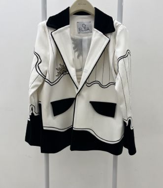 السا کت تاو سفید مشکی