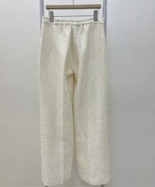 شلوار پولکی گشاد شیری