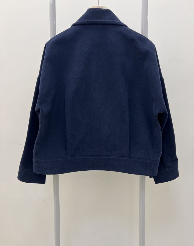 کت کتان سرمه ای