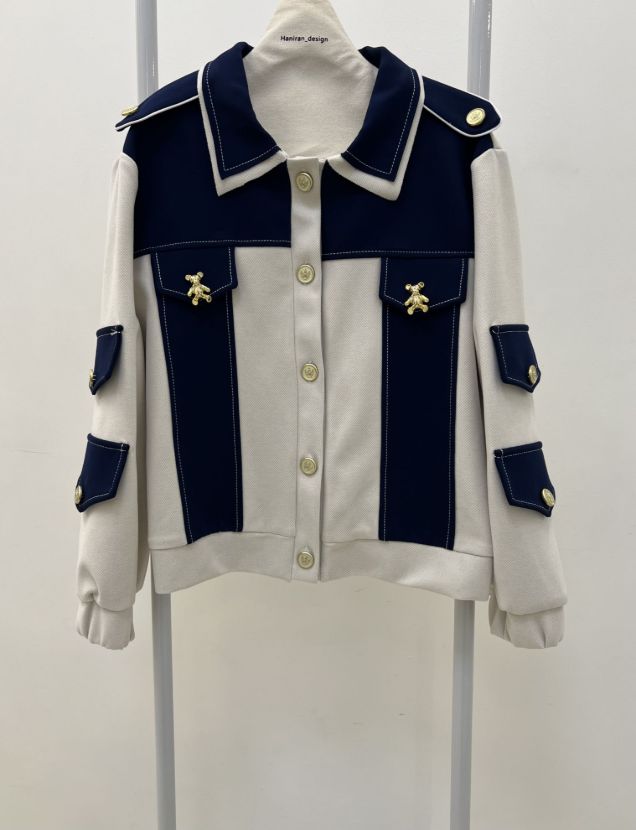 کت کرم سرمه ای پانیذ