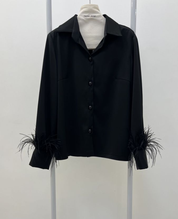 شومیز آستین پردار