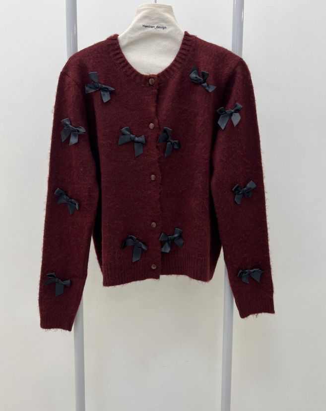 هانیران پلاس 436/37 بلوز بافتنی دکمه دار پاپیونی