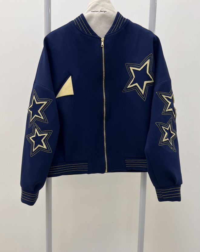 بامبر جکت جین ستاره زرد