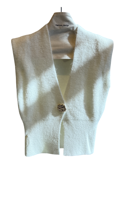 هانیران پلاس 444/02 وست یقه هفت تک دکمه طلایی