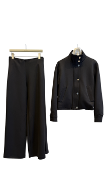 هانیران پلاس 504/02 ست بلوز و شلوار اویشو دکمه پرچی