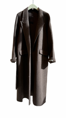 هانیران پلاس 416/09 پالتو دو جیب لبه دار کمربنددار