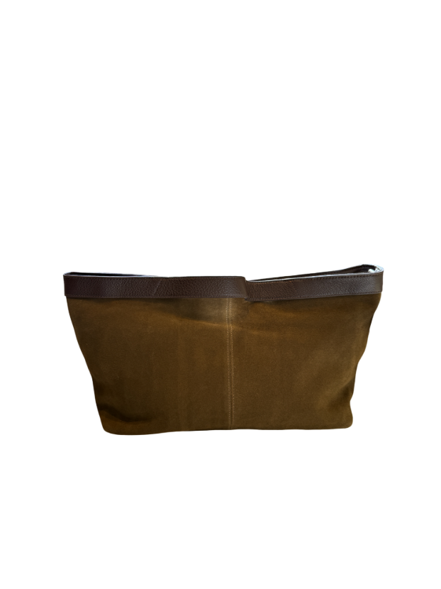 هانیران پلاس کیف جیر لبه چرم