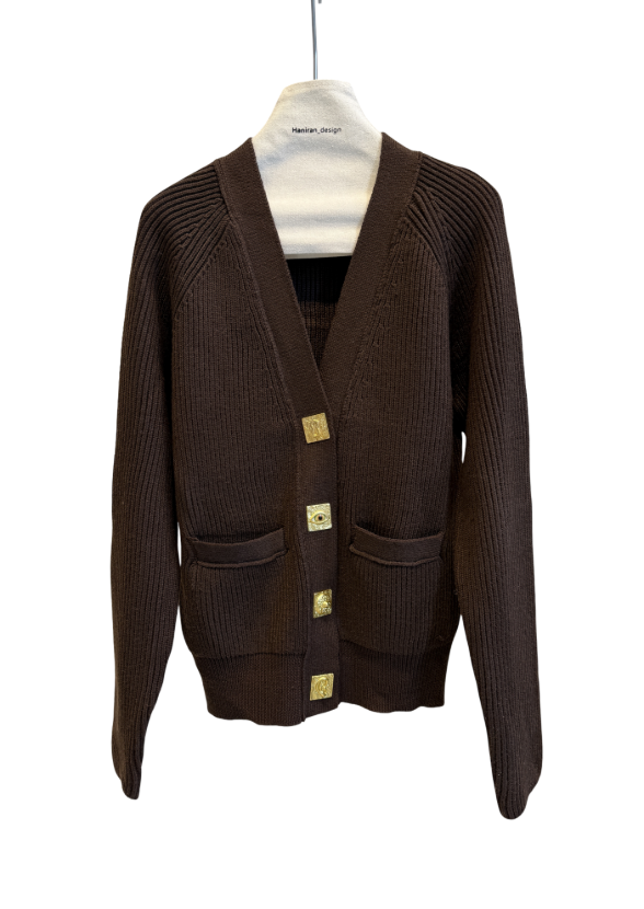 هانیران پلاس 469/13 دو جیب دکمه مربعی طلایی