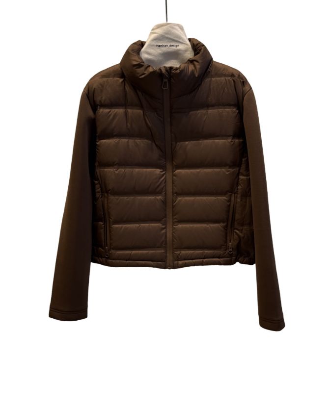 هانیران پلاس 477/13 کاپشن کوتاه زیپی قهوه ای