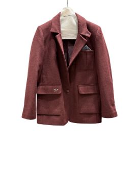 سدره کت پشمی زرشکی