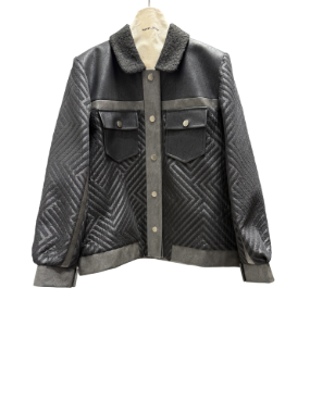 سدره کاپشن ترکیبی مشکی