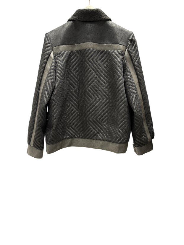 سدره کاپشن ترکیبی مشکی