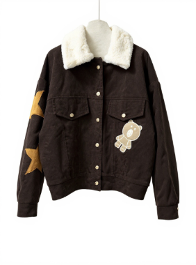 آرمیلا ست قهوه ای یقه خز