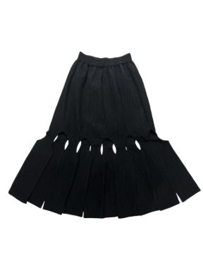 هوریا دامن برش دار مشکی