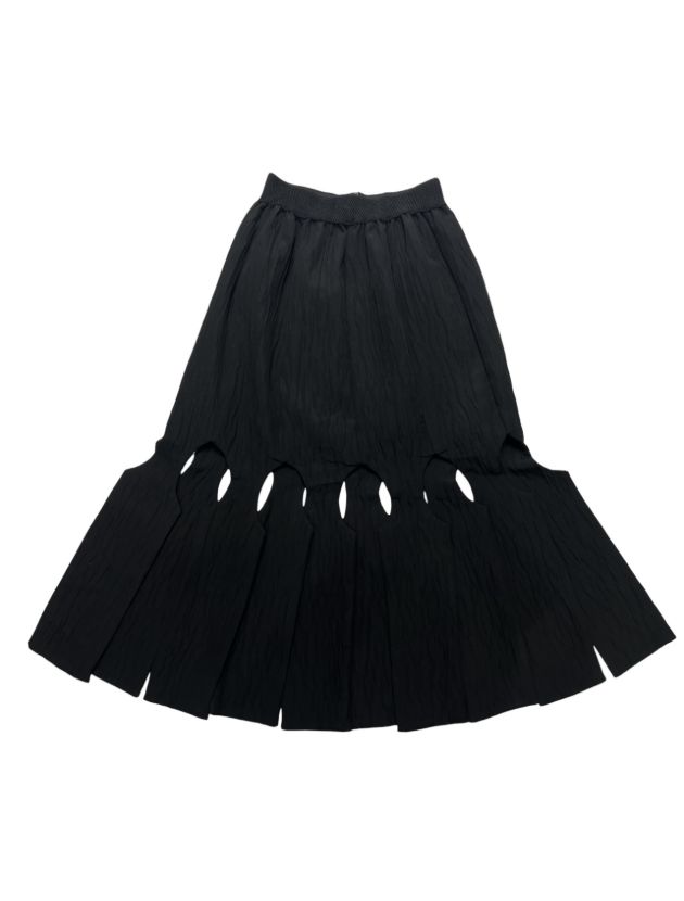 هوریا دامن برش دار مشکی