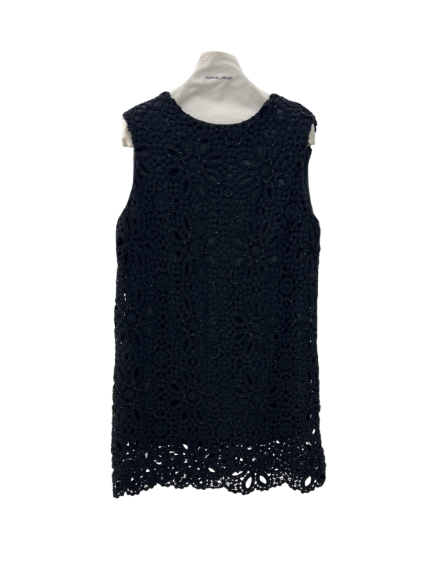 پونژه پیراهن گیپور سنگ دوزی