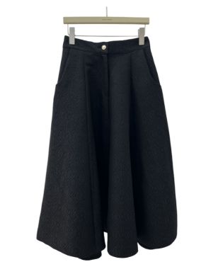 شهرابى كت دامن ژاکارد ۴ دکمه طلایی مشکی