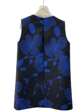 بیسادی پیراهن مشکی سرمه ای کار شده