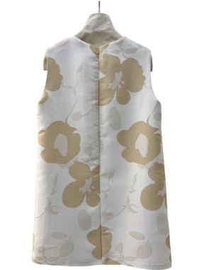 بیسادی پیراهن شتاره صدفی شامپاینی گل