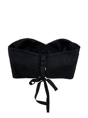 هوریا دکلته زاویه دار مشکی