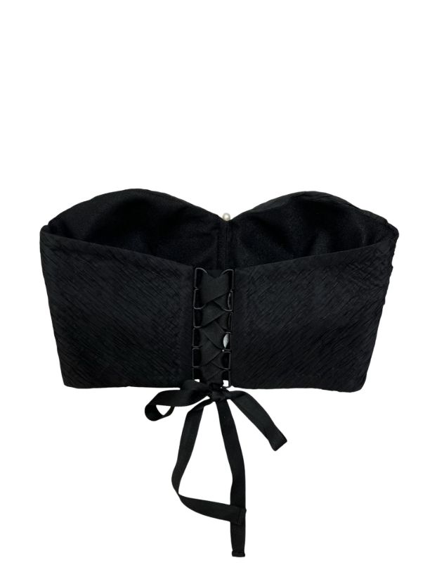 هوریا دکلته زاویه دار مشکی