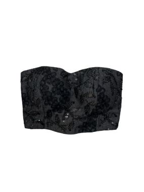 پونژه کراپ جین توری مشکی