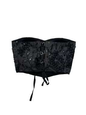 پونژه کراپ جین توری مشکی