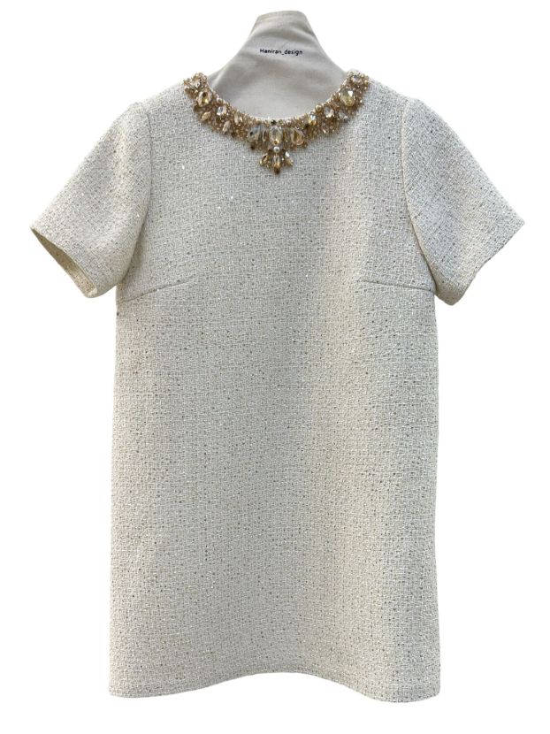 بيسادى پیراهن شنل یقه سنگ پولکی