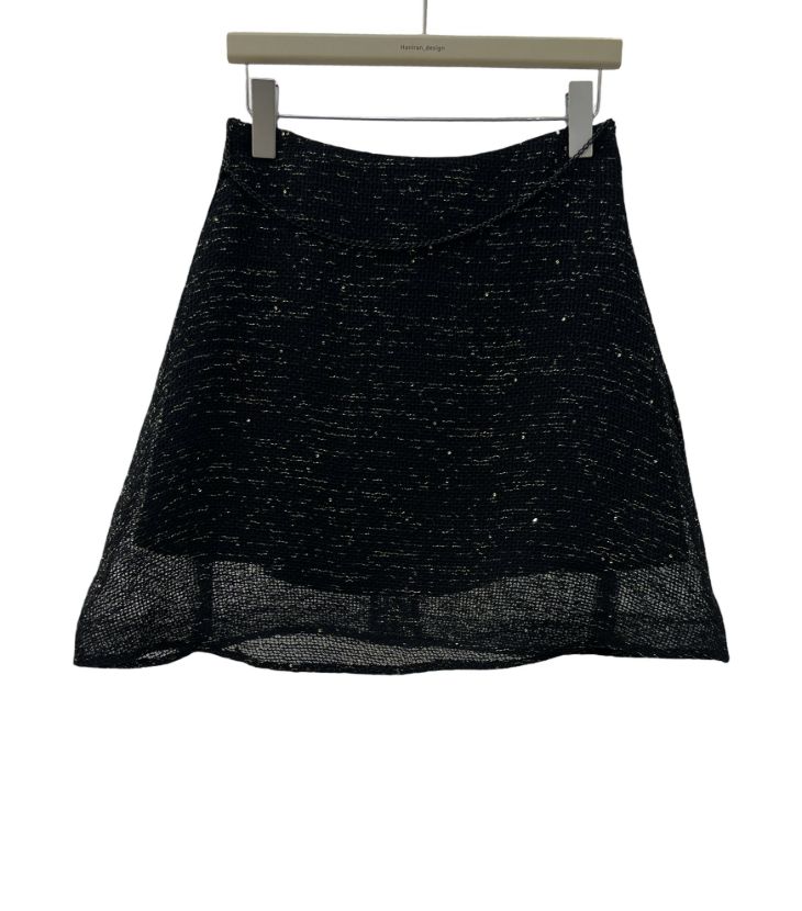 فالانژ دامن شاین زنجیری مشکی