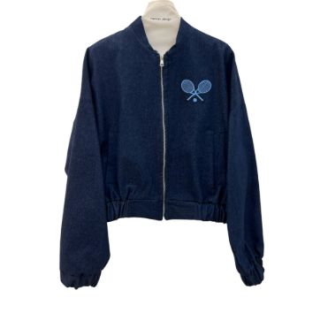 ساراچ بامبر جین تنیسی سرمه ای